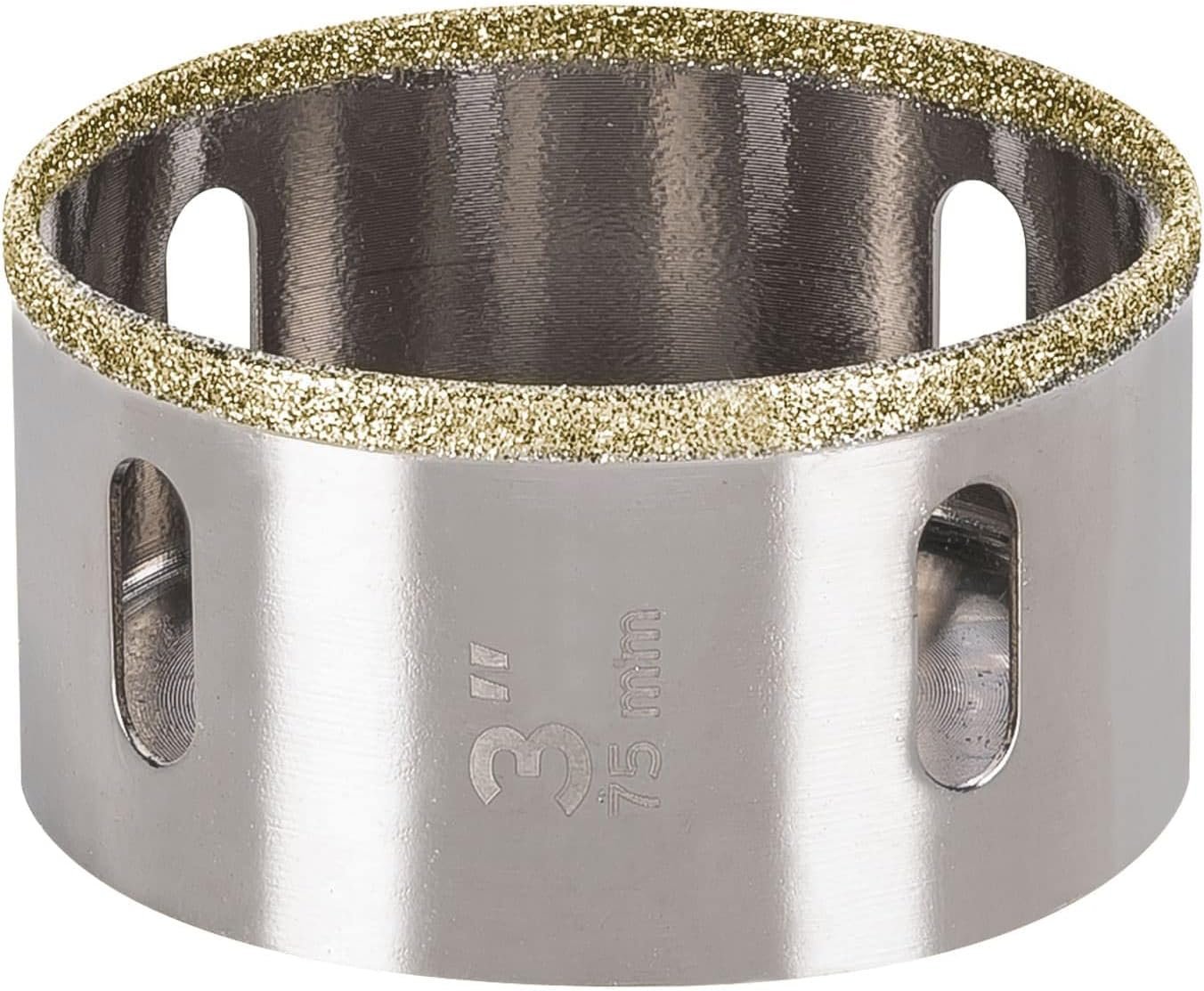 Sierra copa borde continuo diamantado 3" Truper