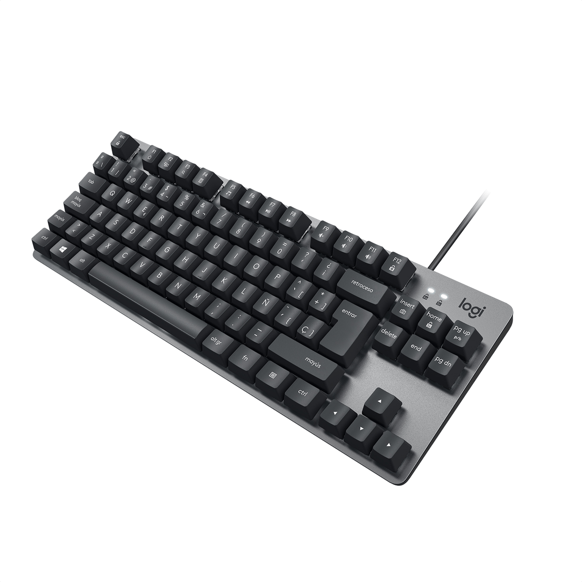Teclado Mecánico Aluminio Multimedia Logitech K835 TKL Switch Rojo