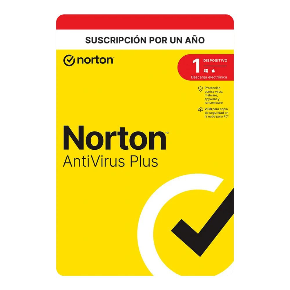 Norton Antivirus Plus 1 Dispositivo 1 Año