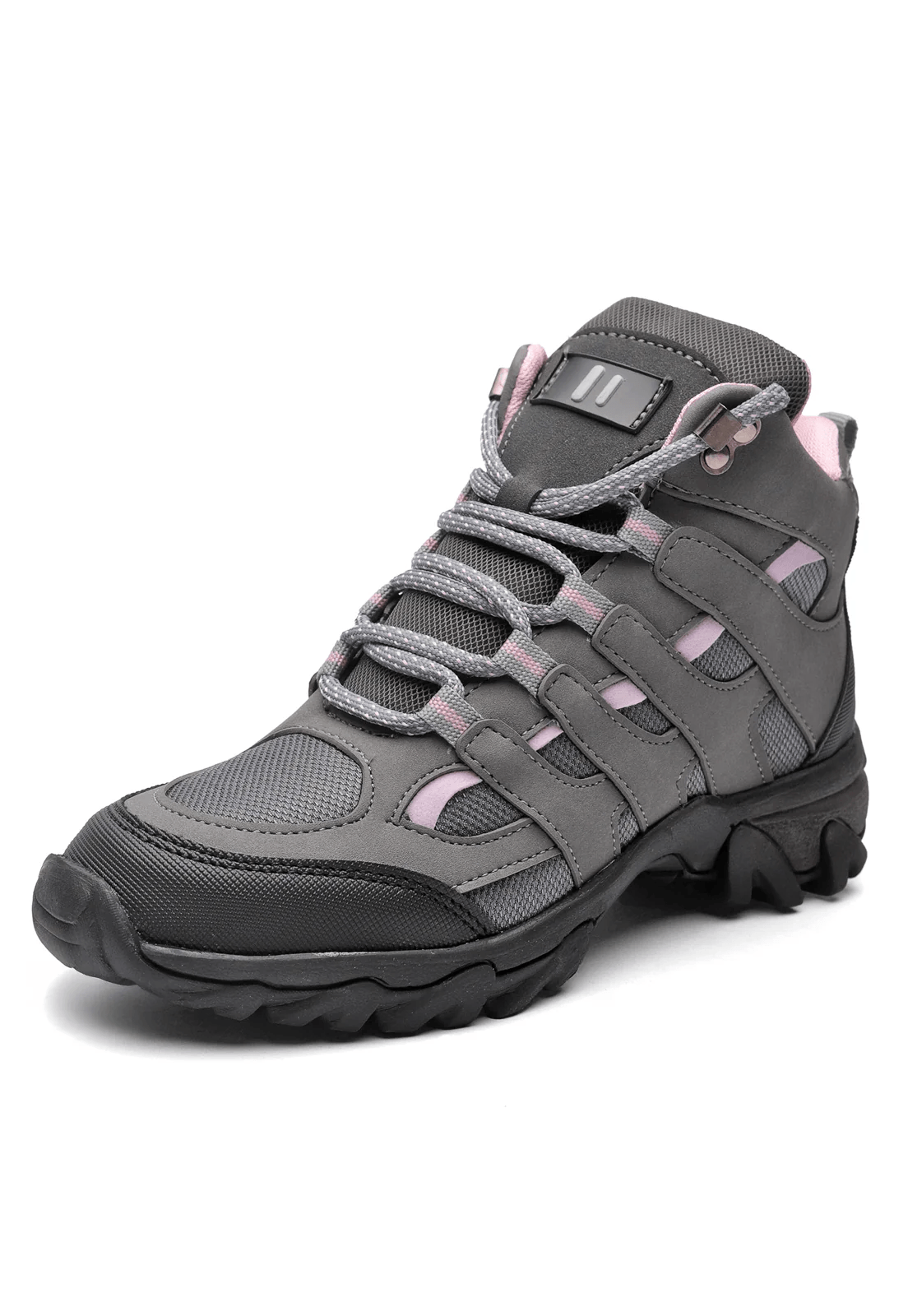 Botas Mujer Outdoor 9-2501 Gris-Rosa Tellenzi
