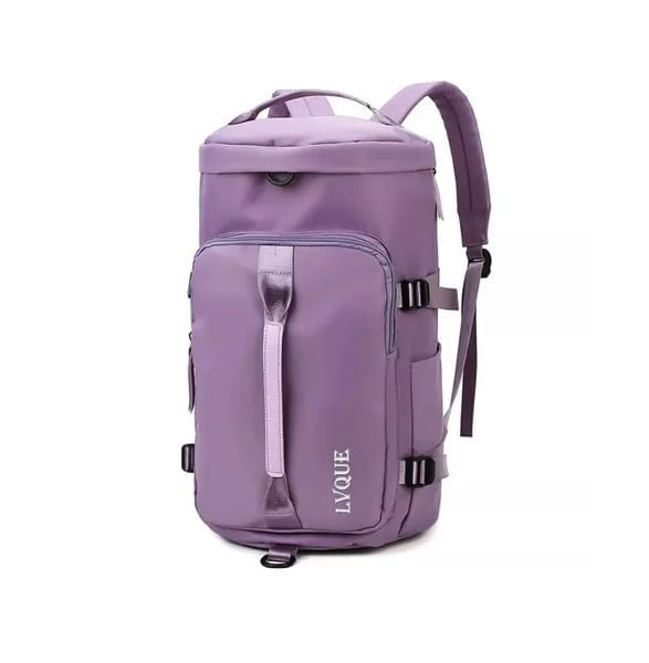 Morral Para Viaje Bolso Deportivo Multifuncional Vertical Morado