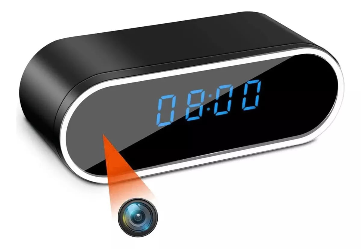 Camara Espía Hd Wifi Reloj Despertador Espia Oculta Hd 1080p