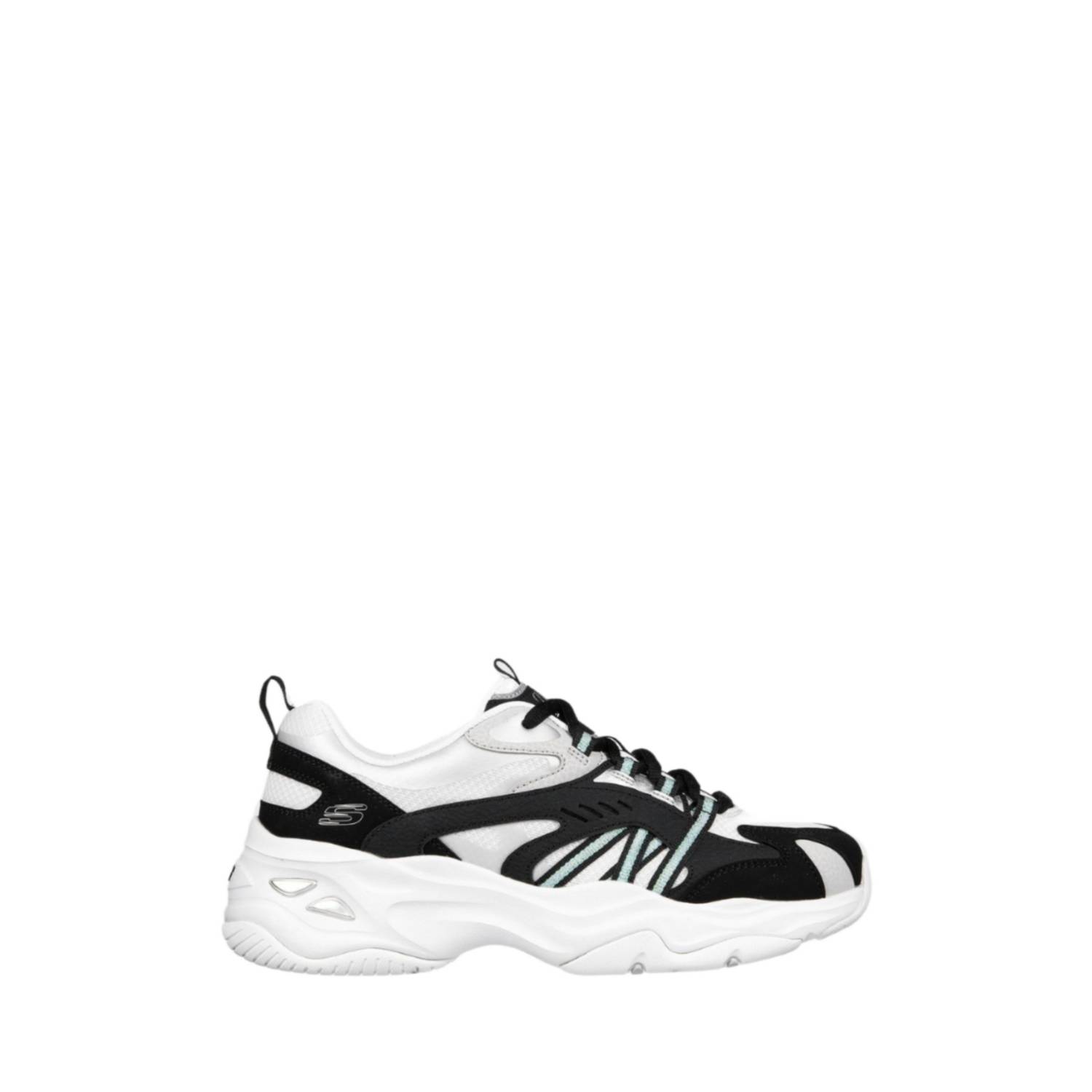 Tenis Skechers Dlite 4.0 Negro Blanco Mujer 896080-WBK