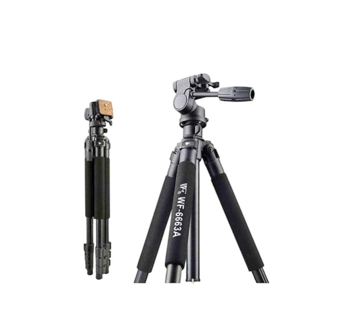 Trípode Para Camara Beston Profesional Con Cabeza Fluida BST-6663A