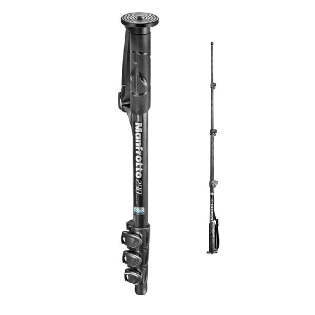 Monopod Fibra de Carbono Manfrotto 290