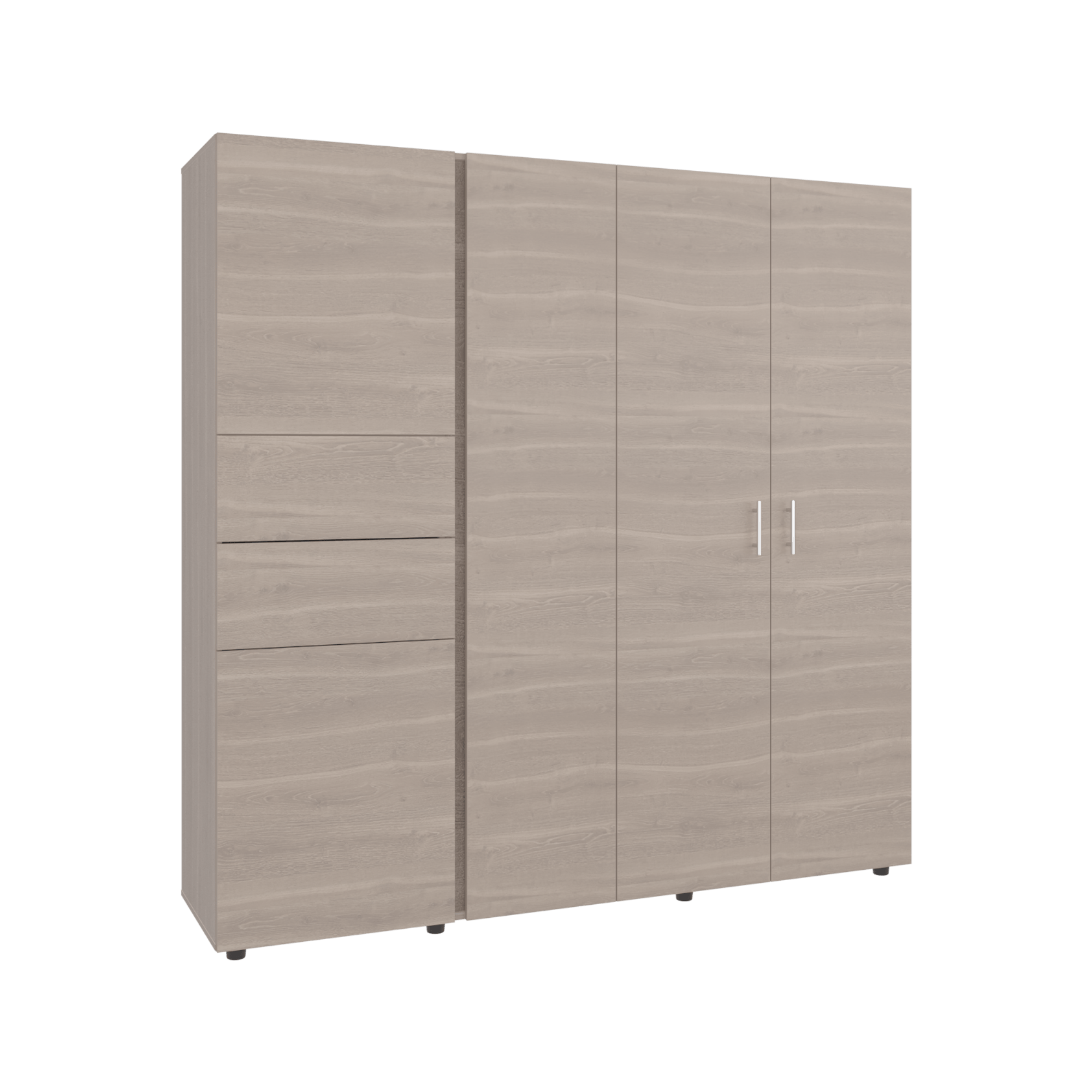 Closet Antalya 200X200X52 RTA Bardolino Blanco