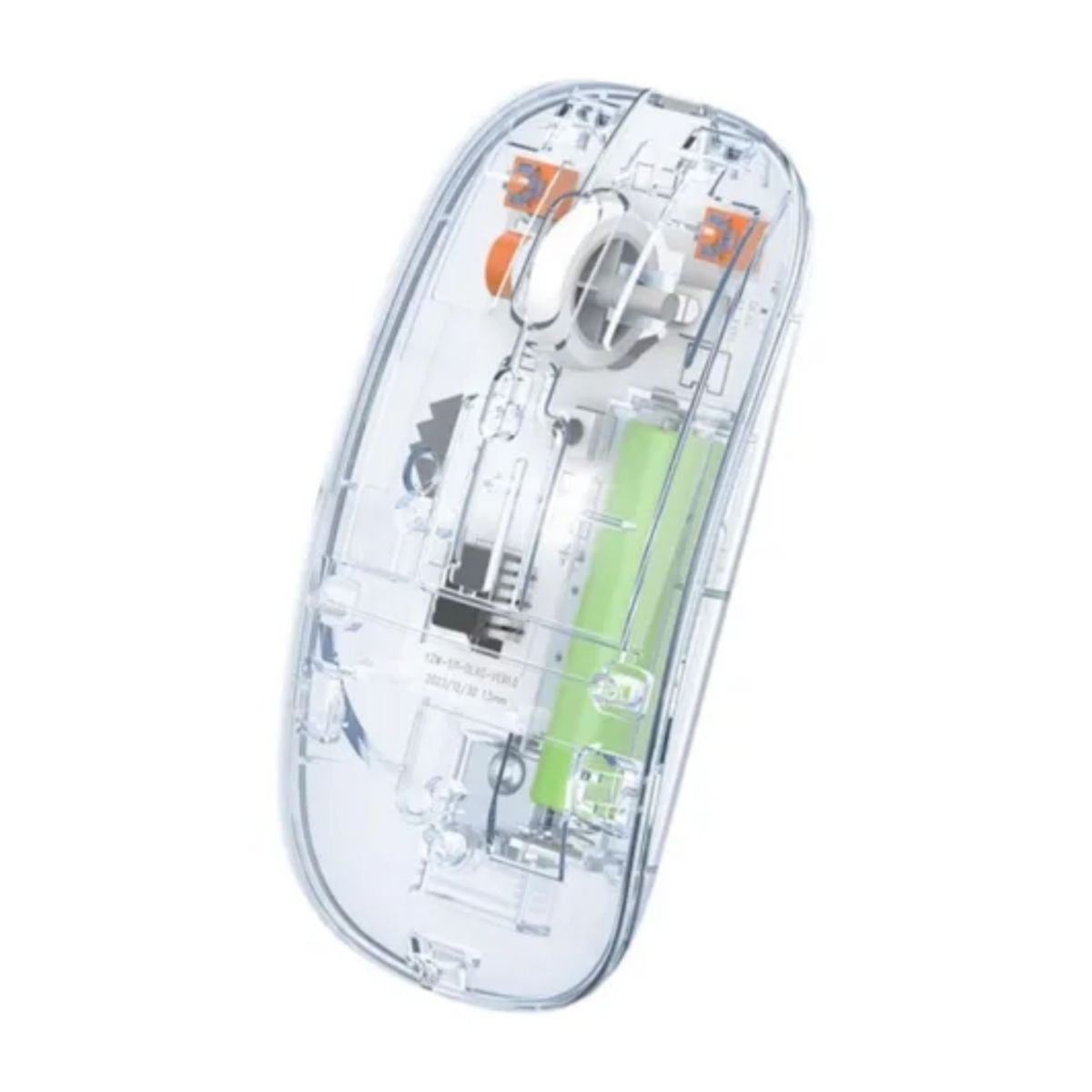 Mouse Inalámbrico Jertech WB130 Transparente