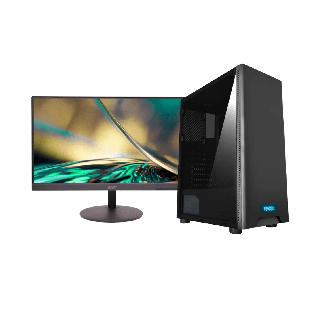 Computador Gamer Intel Core i5-10400T 16GB 512SSD - Monitor Acer 21.5