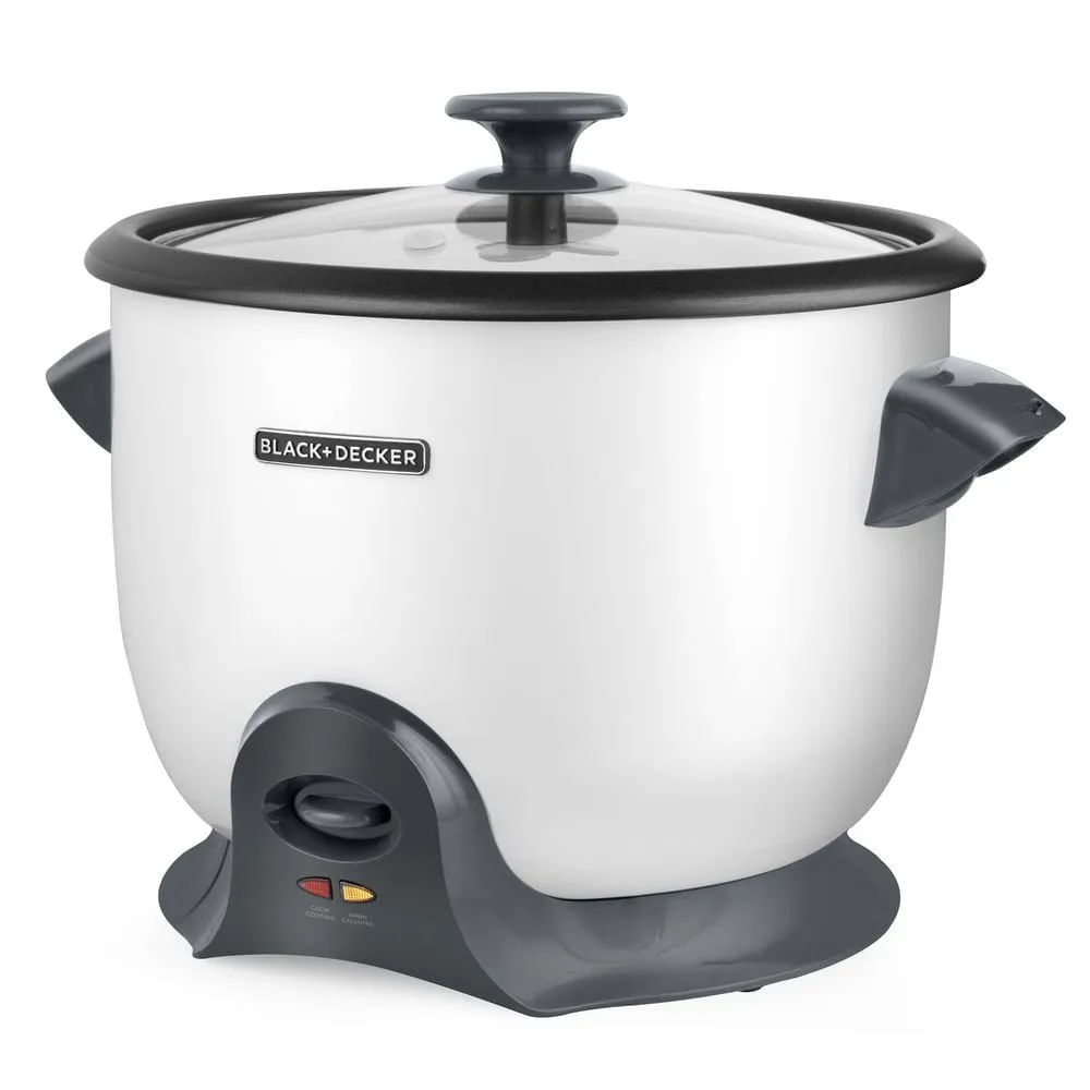 Olla Arrocera 20 Tazas 1.8 Lb Black+Decker Color Blanco RC620W