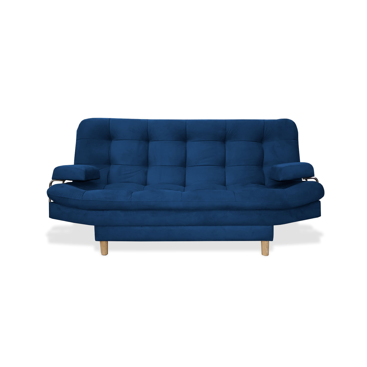 Sofa Cama Hauser 3 Posiciones 120x185 cm Azul Petroleo