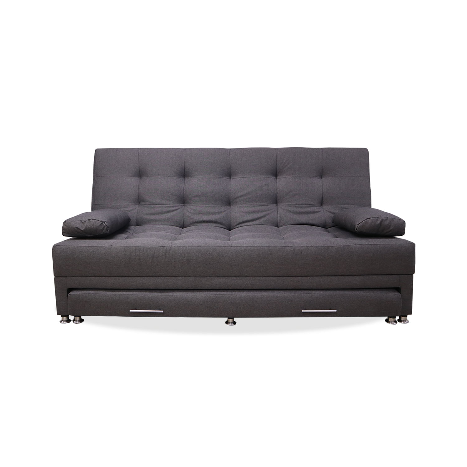 Sofa Cama Portmann Nido Tarima 190x95 cm Gris + Cojines