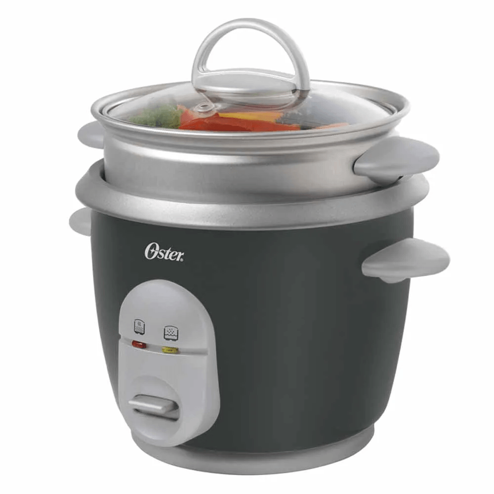Arrocera Oster 3 Tazas Ref. 4722 Compacta, Función Automática y Tapa de Vidrio