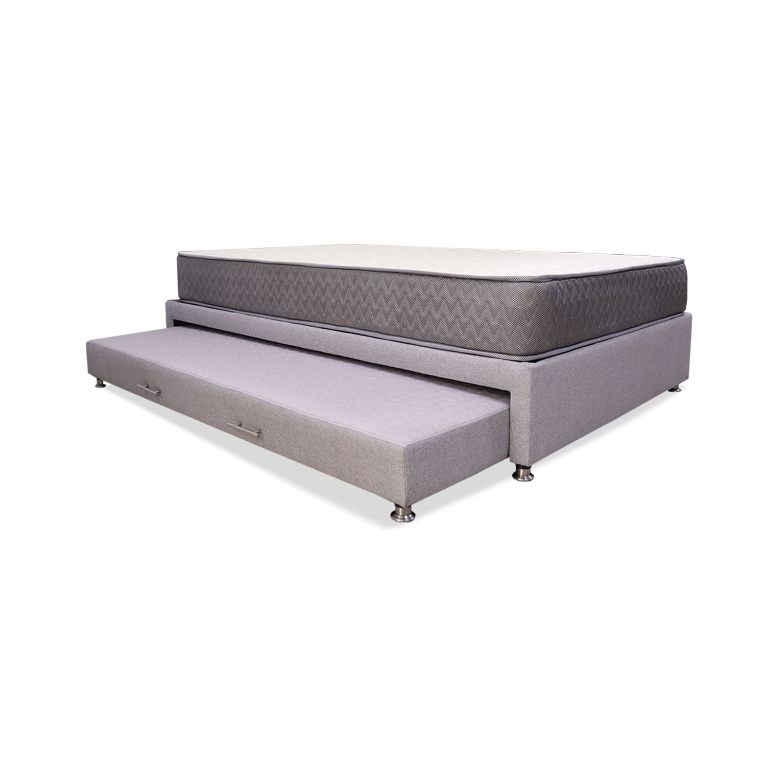 Combo Cama Tarima Nido + Colchon Tanner 100x190 cm Sencillo