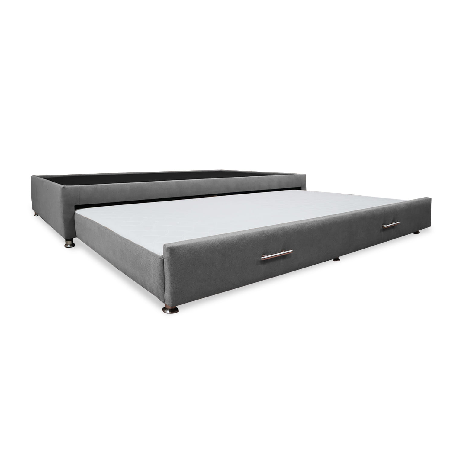 Cama Tarima Nido Comfort 100 Sencillo Gris