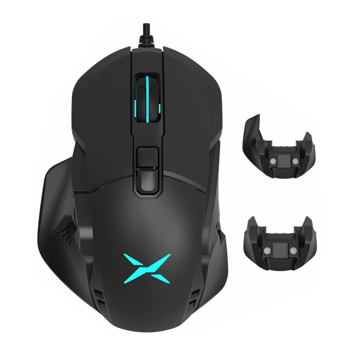 Mouse Gamer Inalámbrico Recargable Delux M629 RGB  10000DPI