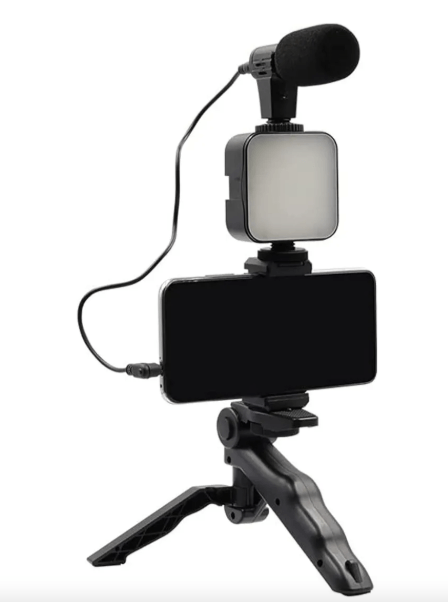 Kit Estabilizador con Luz LED AY49 para Celular