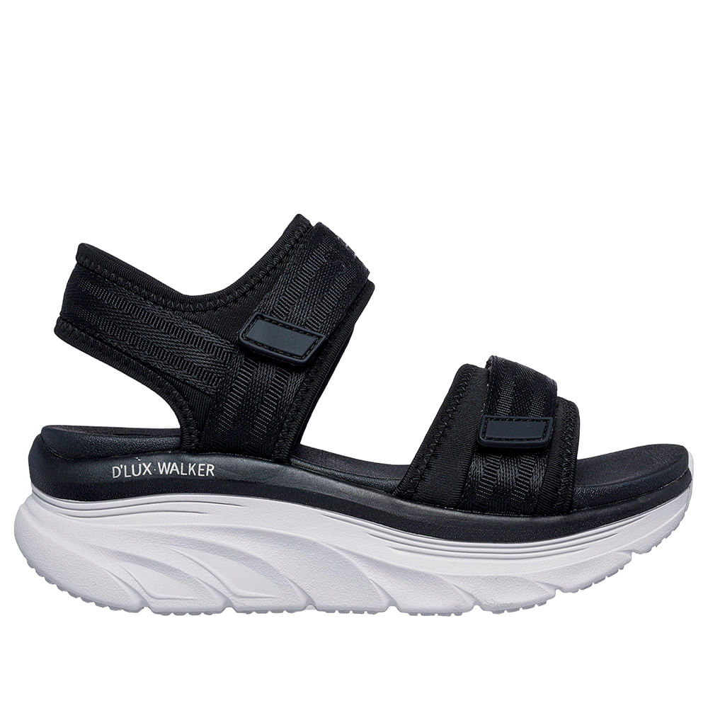 SANDALIAS SKECHERS MUJER 119823BLK D LUX WALK