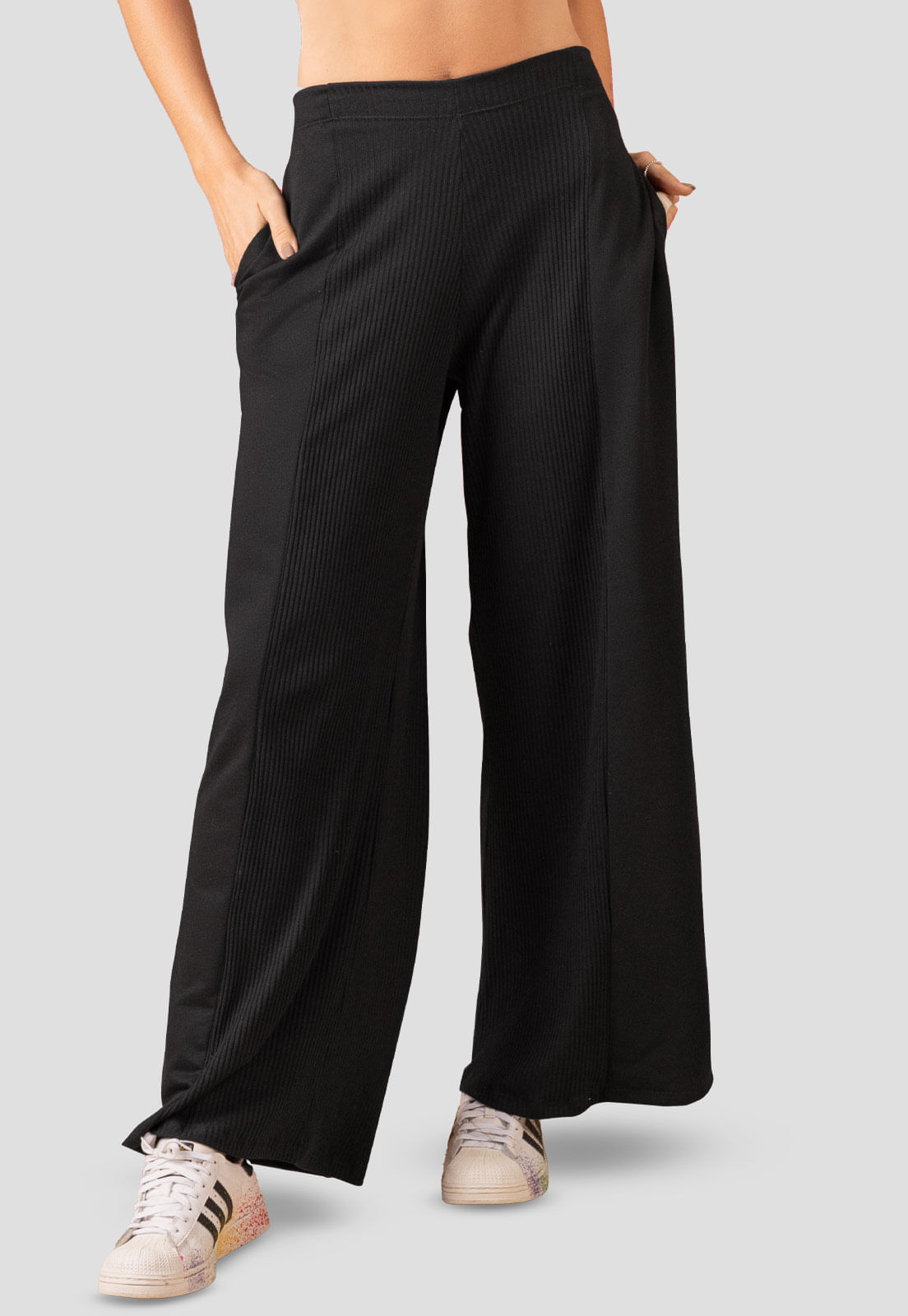 Pantalón Mujer Negro Mp 102332
