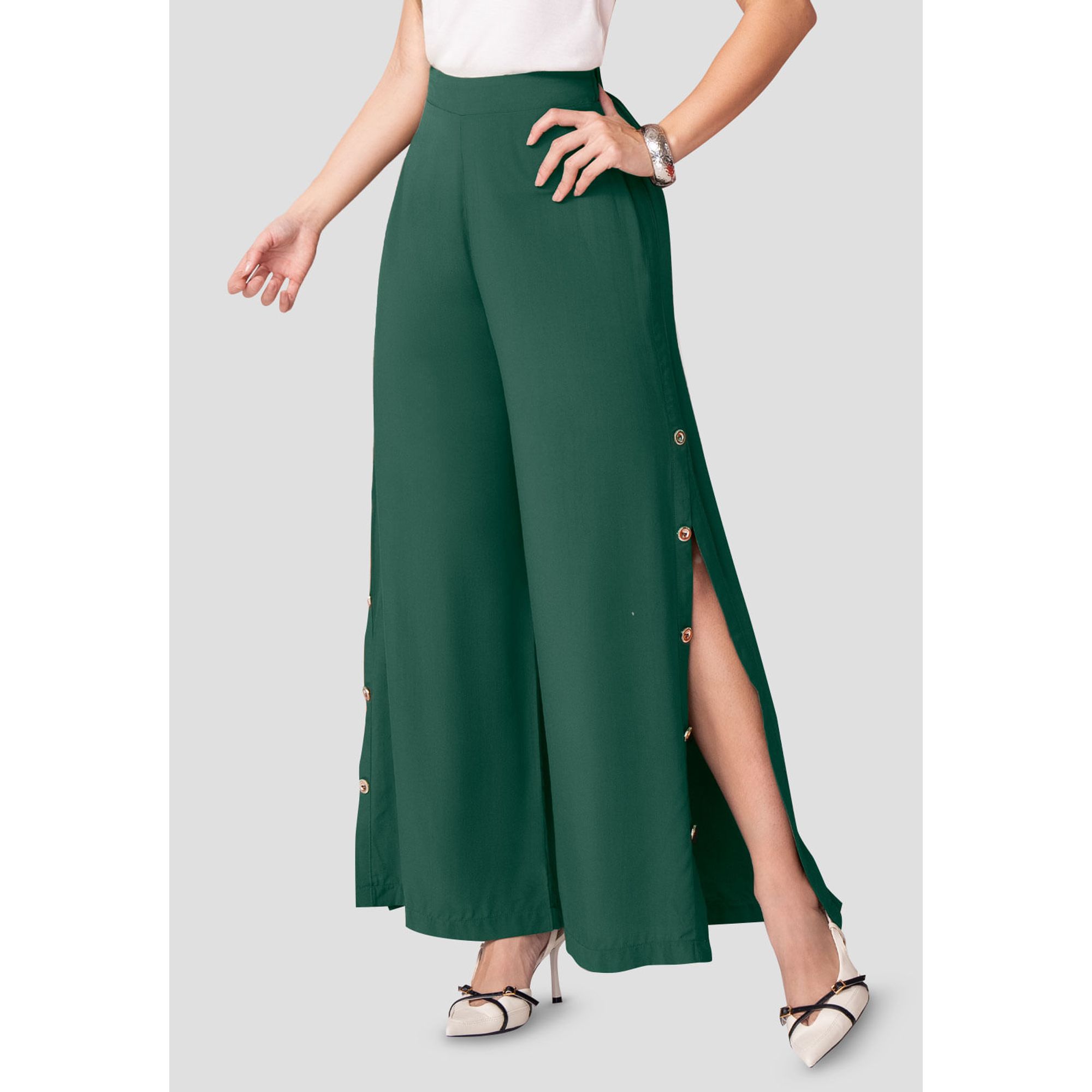 Pantalón Mujer Verde Pino Mp 111276