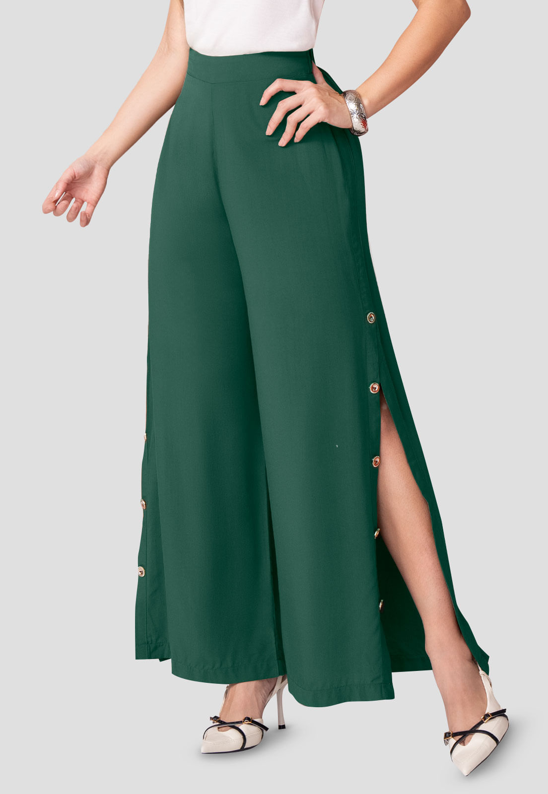 Pantalón Mujer Verde Pino Mp 111276
