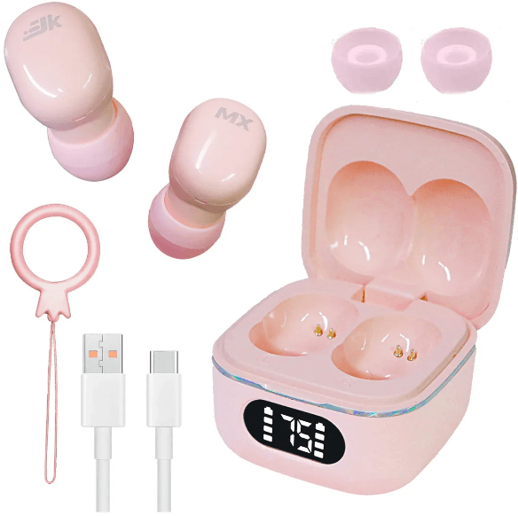 Audífonos Inalámbricos Bluetooth JKMX JK5 Rosado