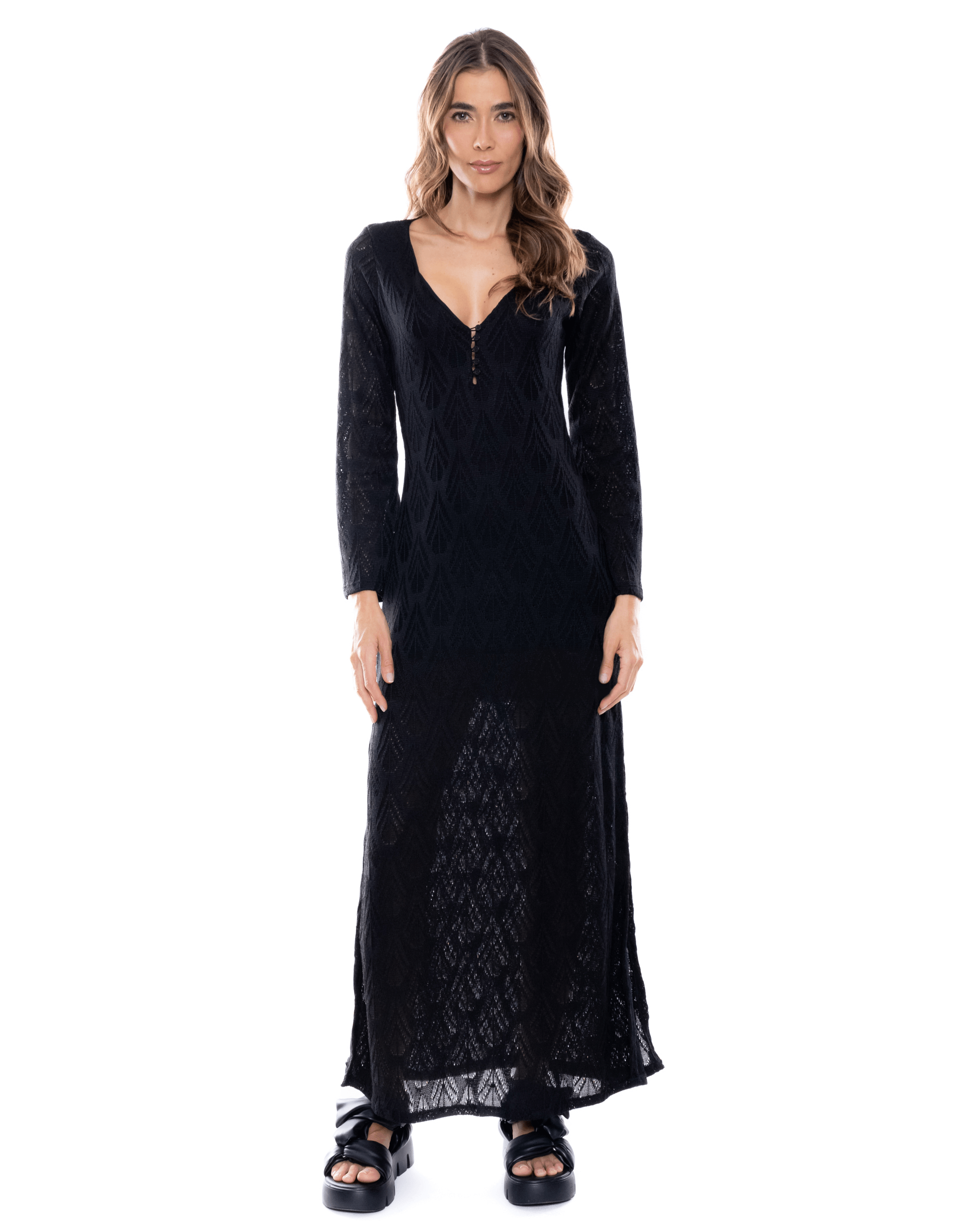 Maxi Vestido Tejido