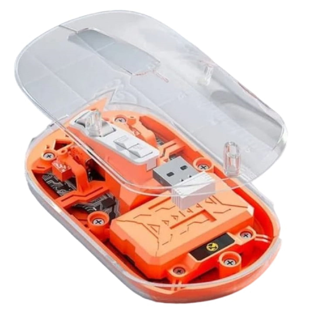 Mouse Inalámbrico Jertech WB120 Rojo