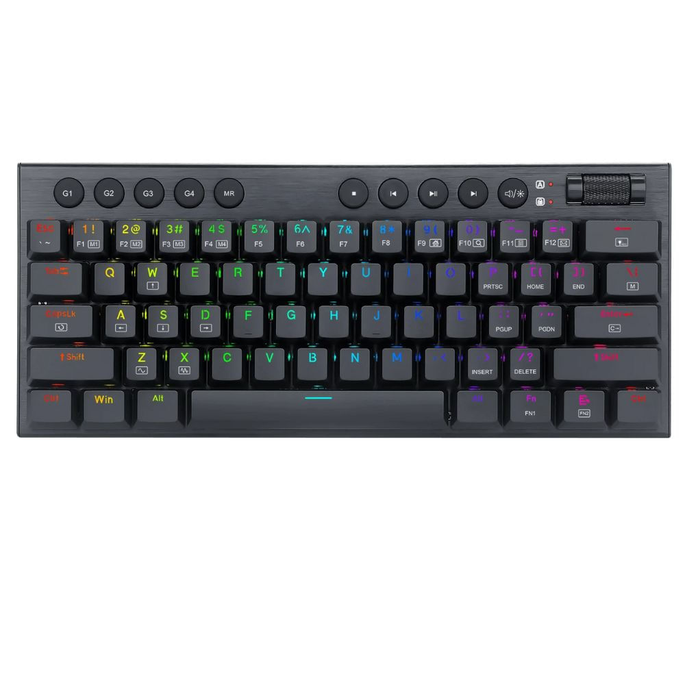 Teclado Usb Redragon K632 Pro Switch Rojo En Ingles (Negro)