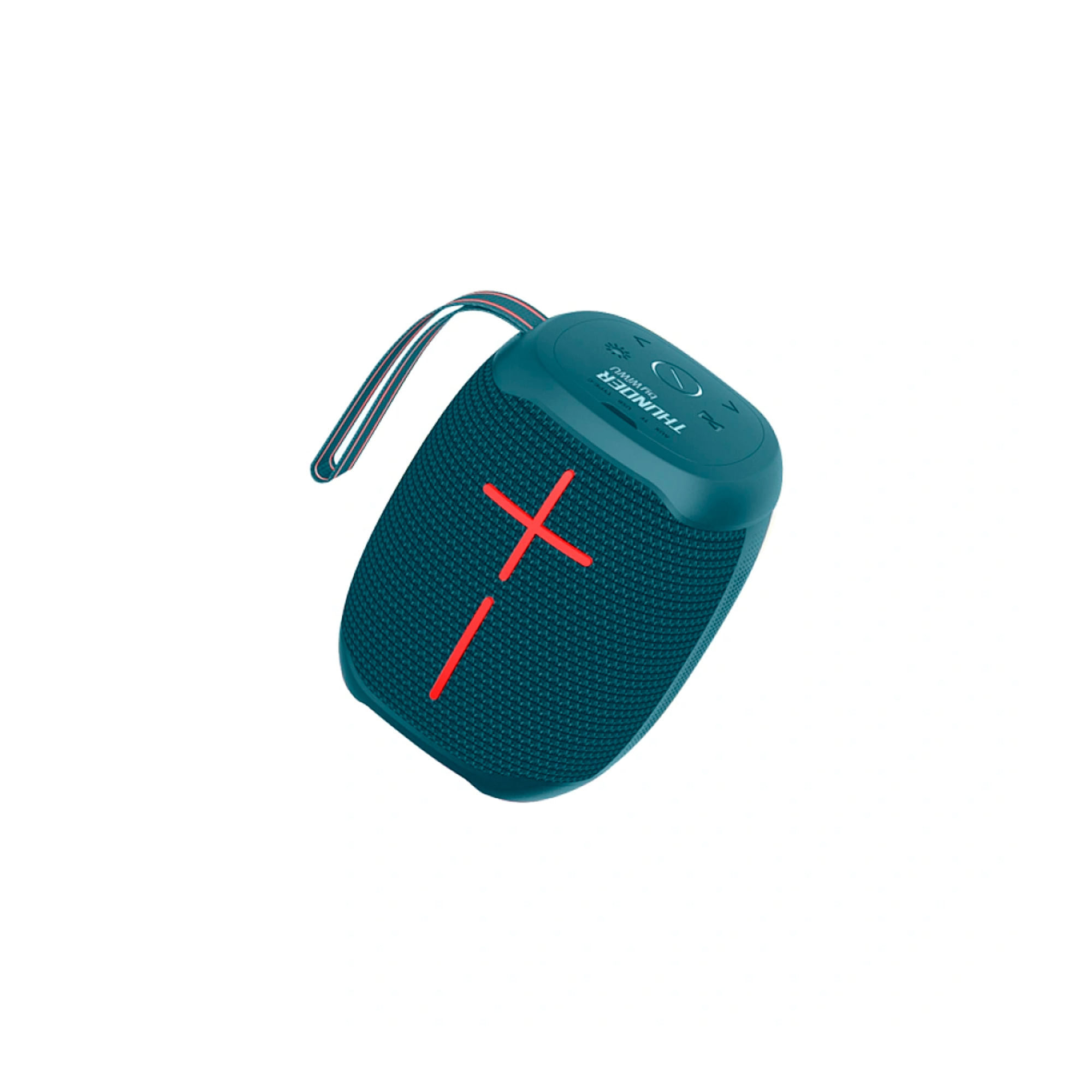Parlante Inalámbrico Envolvente WIWU Thunder P40 MINI, Bluetooth 5.0, LED RGB