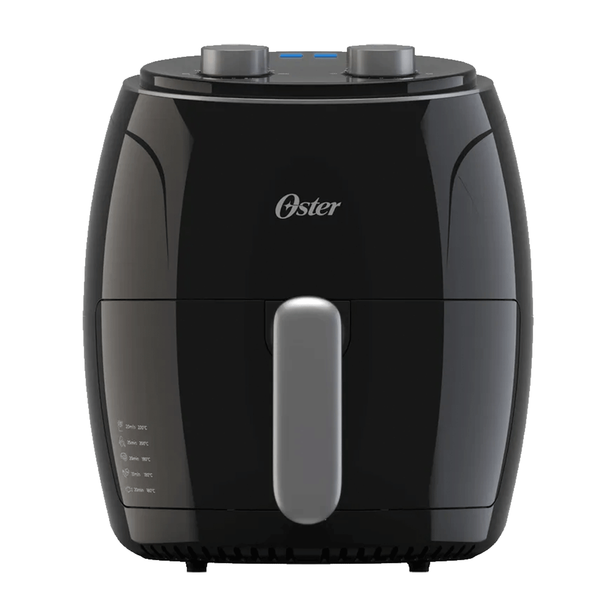 Freidora de Aire Oster Recubrimiento Antiadherente Manual 3,8 Litros Negro