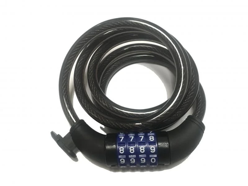 Candado Cable Espiral C/Clave 10X150