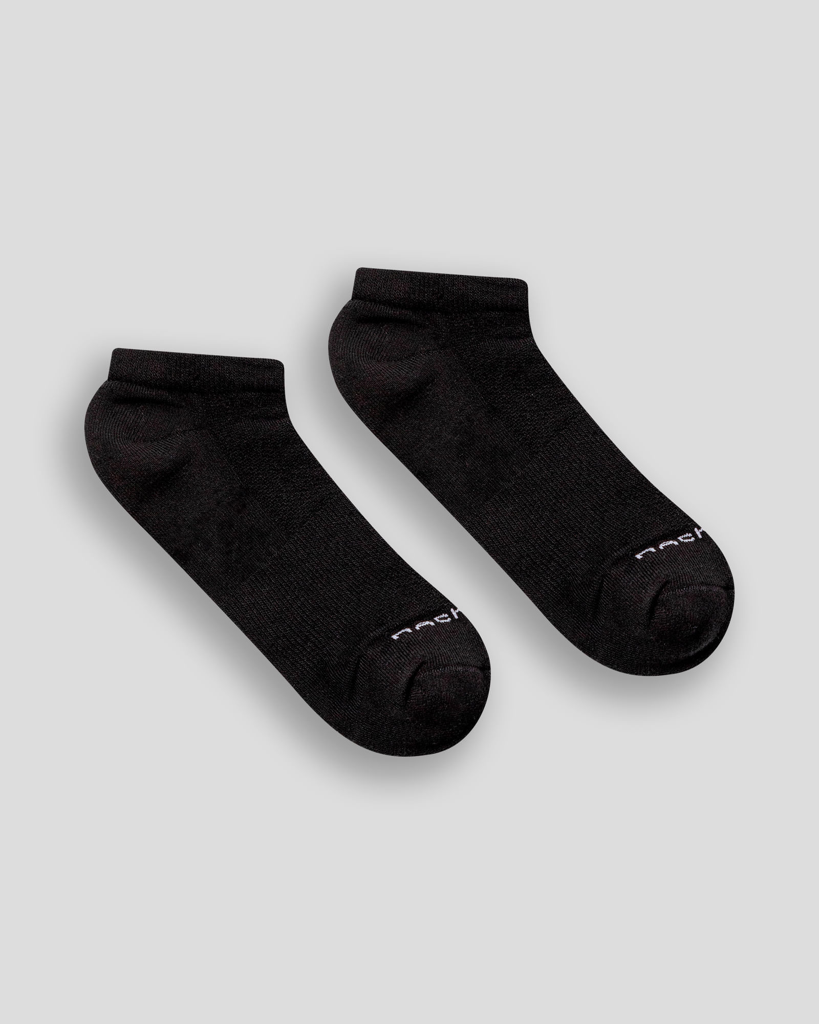 Media Tobillera,  Color Negro/Blanco Para Unisex