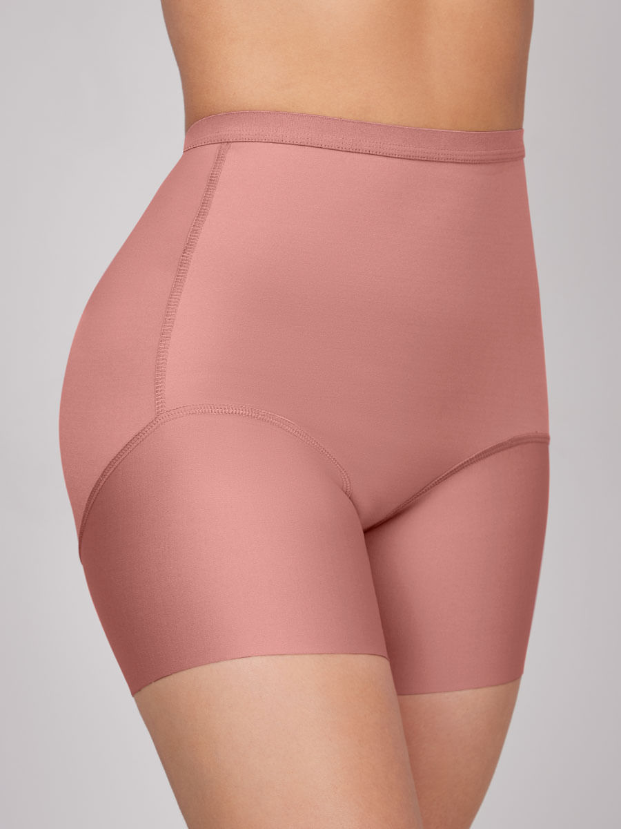 Bóxer Largo Moldeador Para Mujer Rosa Salmón
