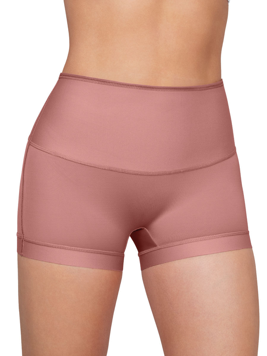 Bóxer Para Mujer Moldeador Rosa Salmón