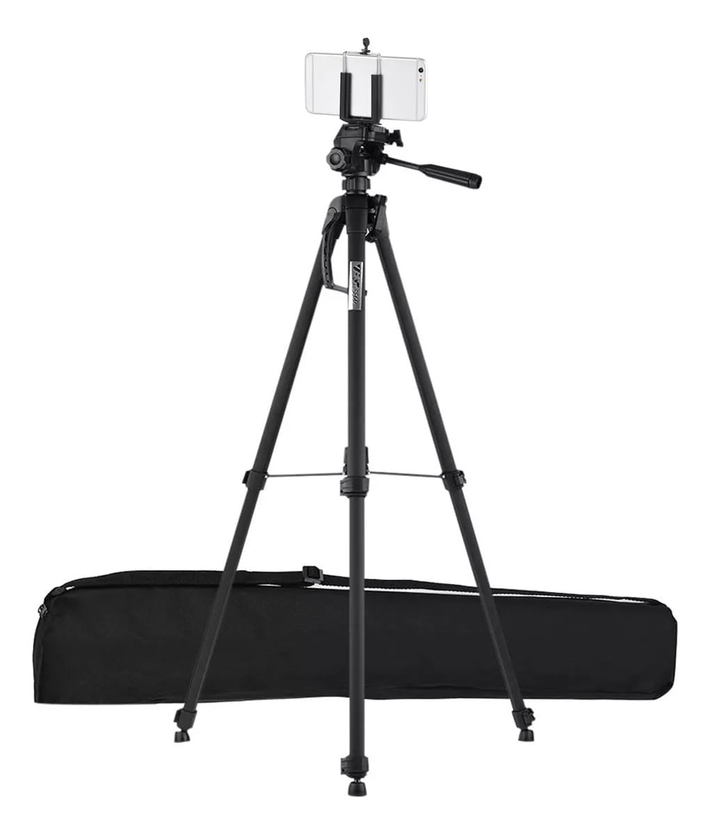 Soporte Celular Trípode Profesional Portátil 167cm Wt-3560