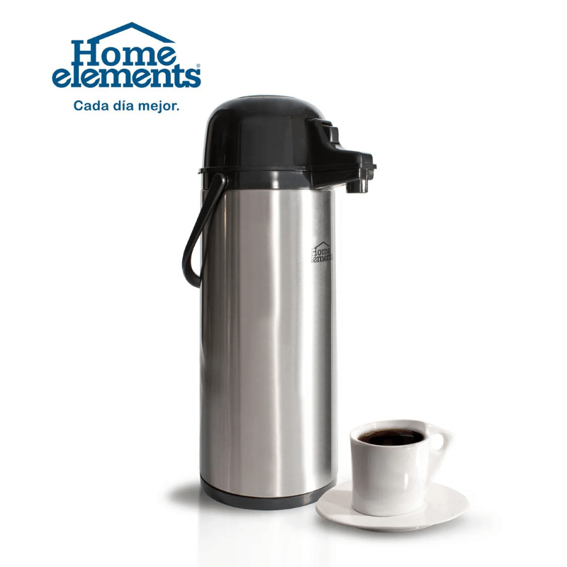 Termo Bomba HOME ELEMENTS Acero Inoxidable 1,9 Litros