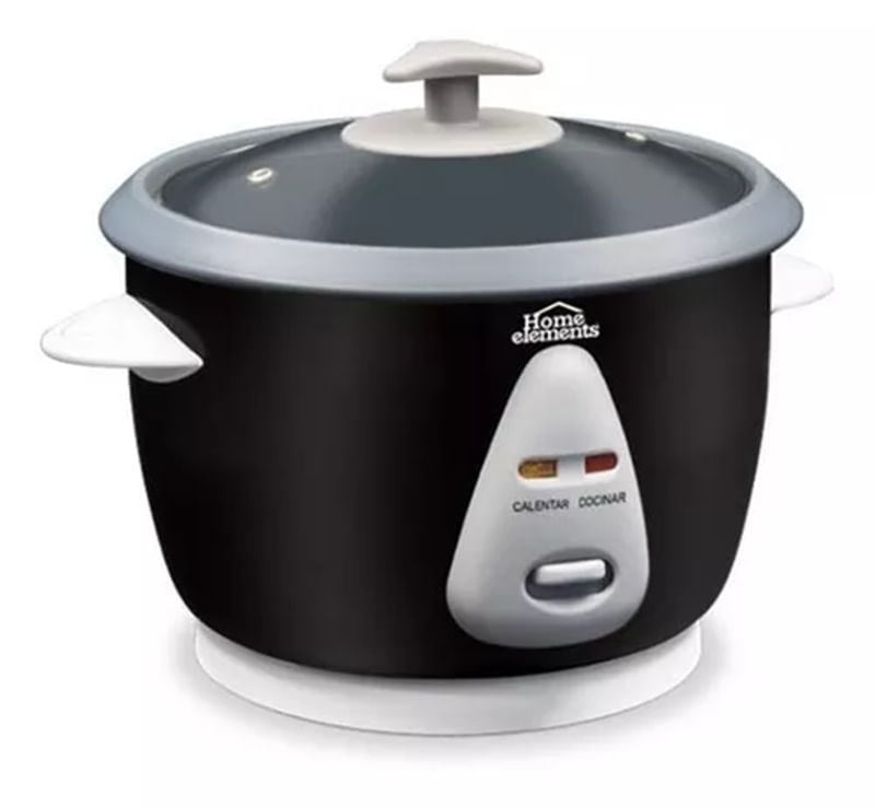 Arrocera Home Elements 1 Libra / Litro 2.5 Tazas  Negro 110V