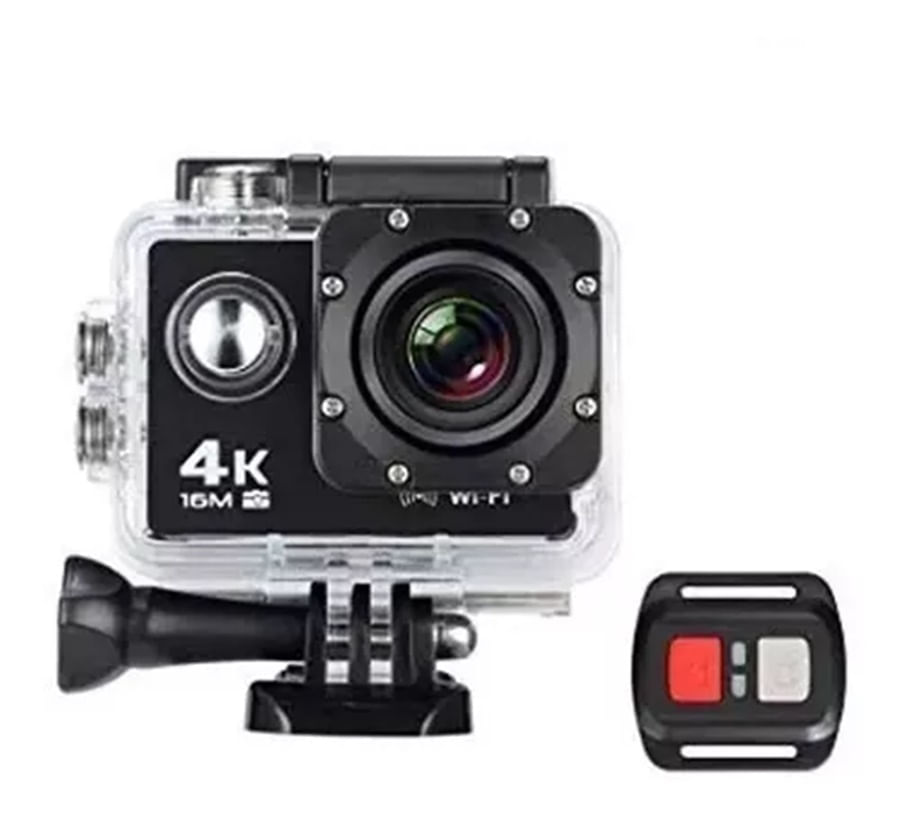 Cámara Deportiva Moto 4k Hd 1080p Wifi Con control