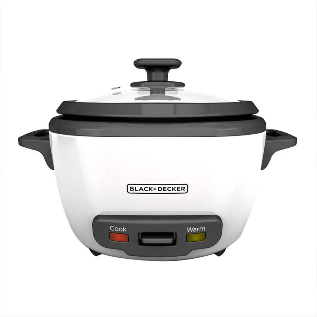 Olla Arrocera Black+Decker 7 Tazas RC514 Blanco
