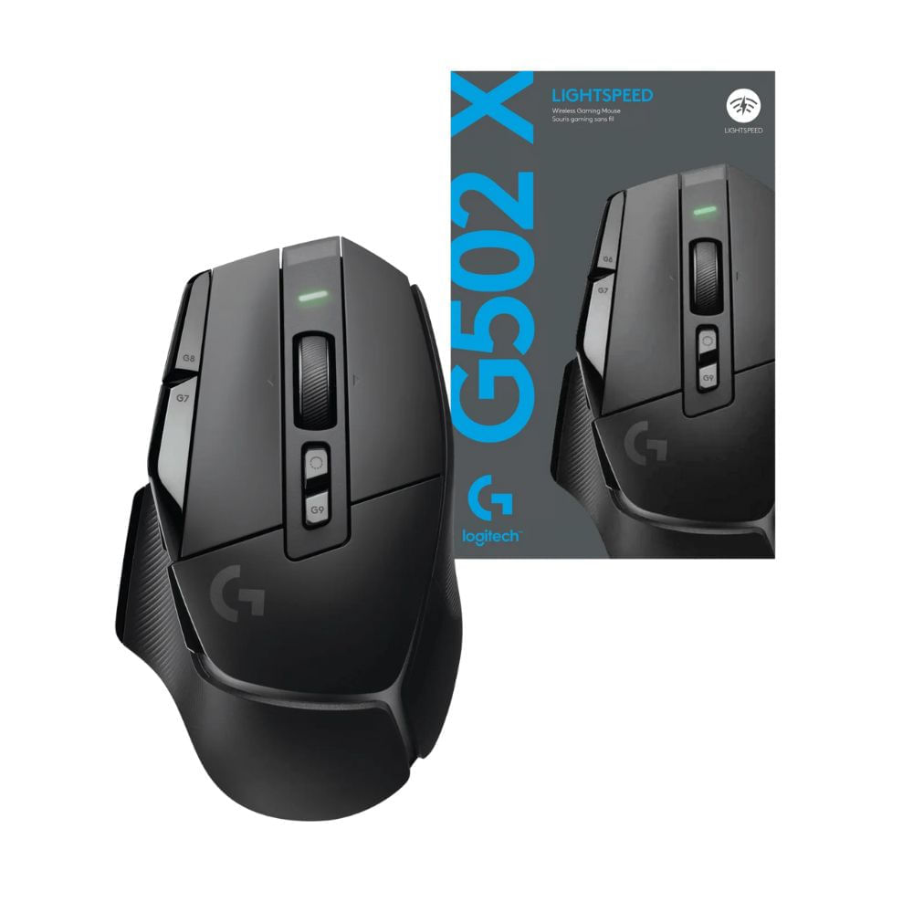 Mouse Logitech Gaming G502 X Inalámbrico Lightspeed Negro
