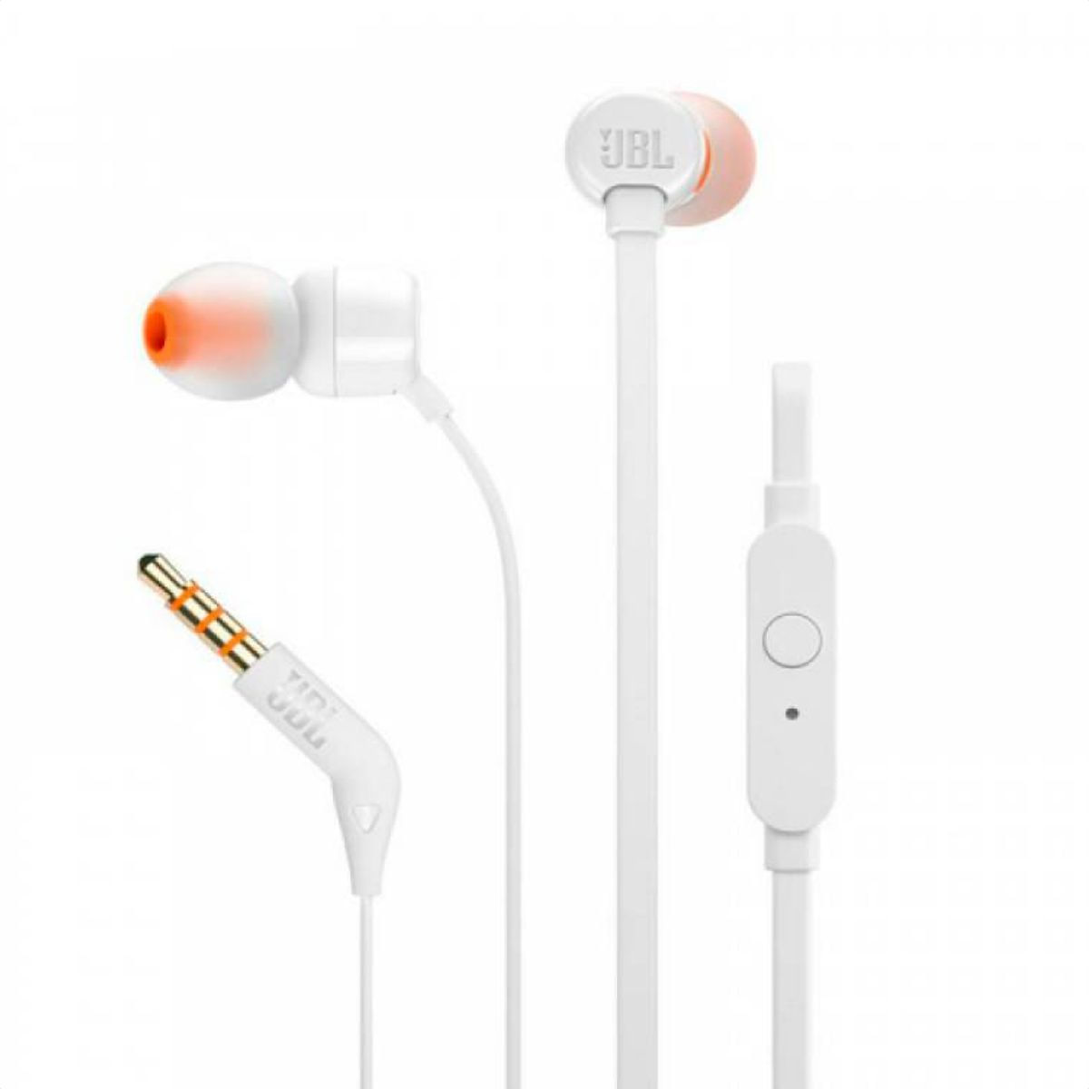 Auriculares 3.5mm JBL Tune 110 Pure Bass, 100% Original, White