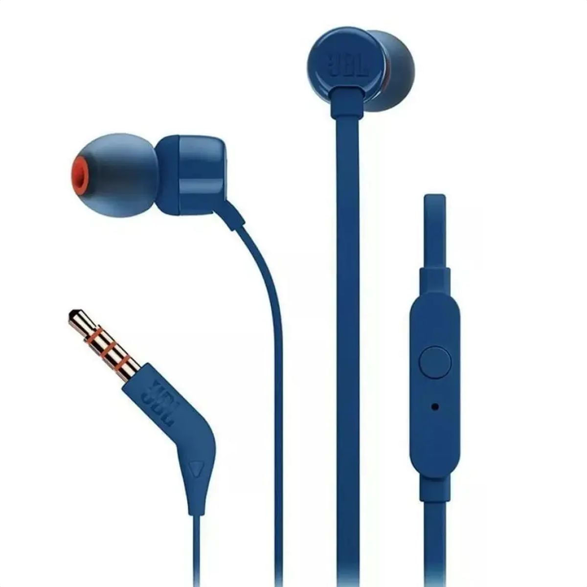 Auriculares 3.5mm JBL Tune 110 Pure Bass, 100% Original, Blue