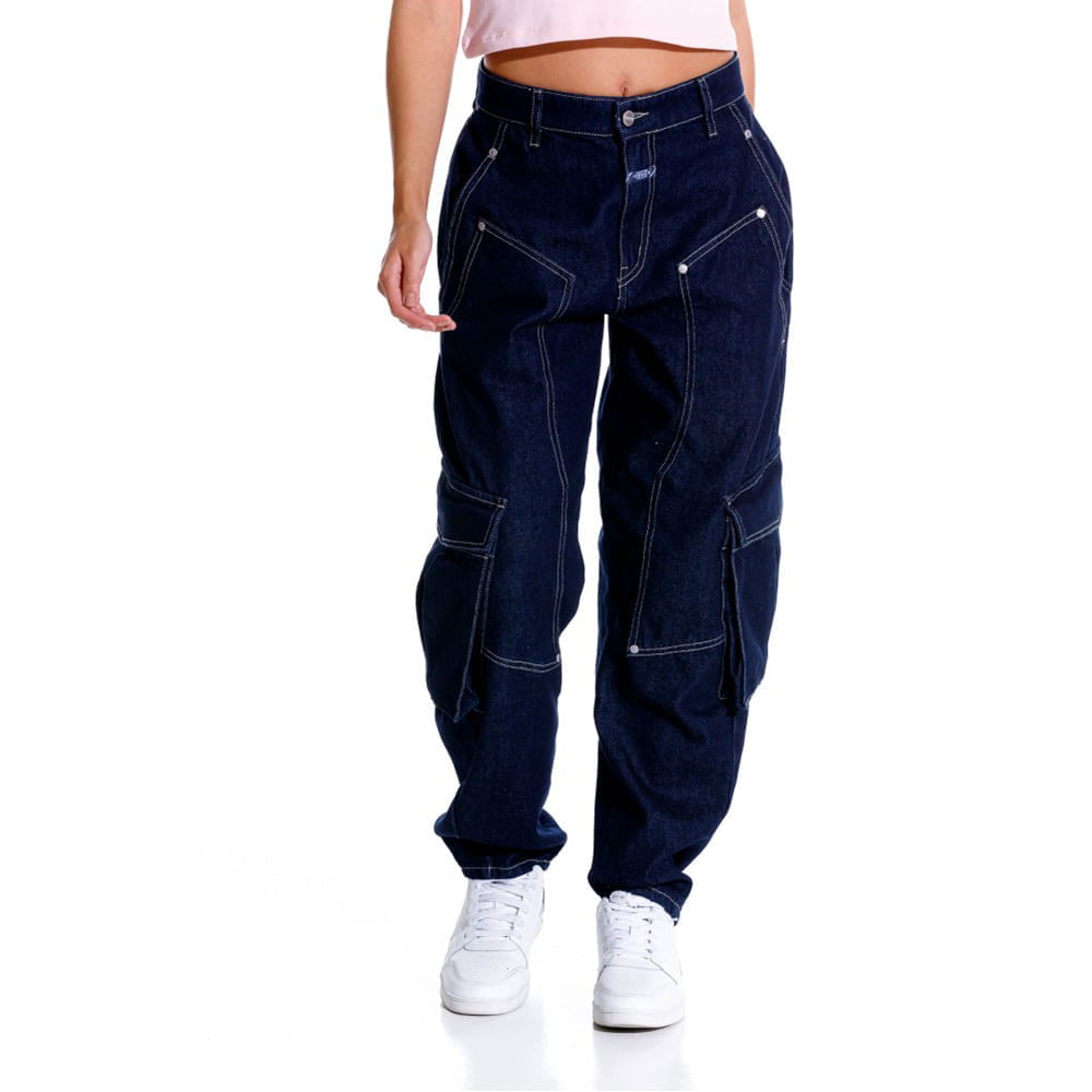 Jean Stretch Para Mujer Ourson Ballon Girbaud