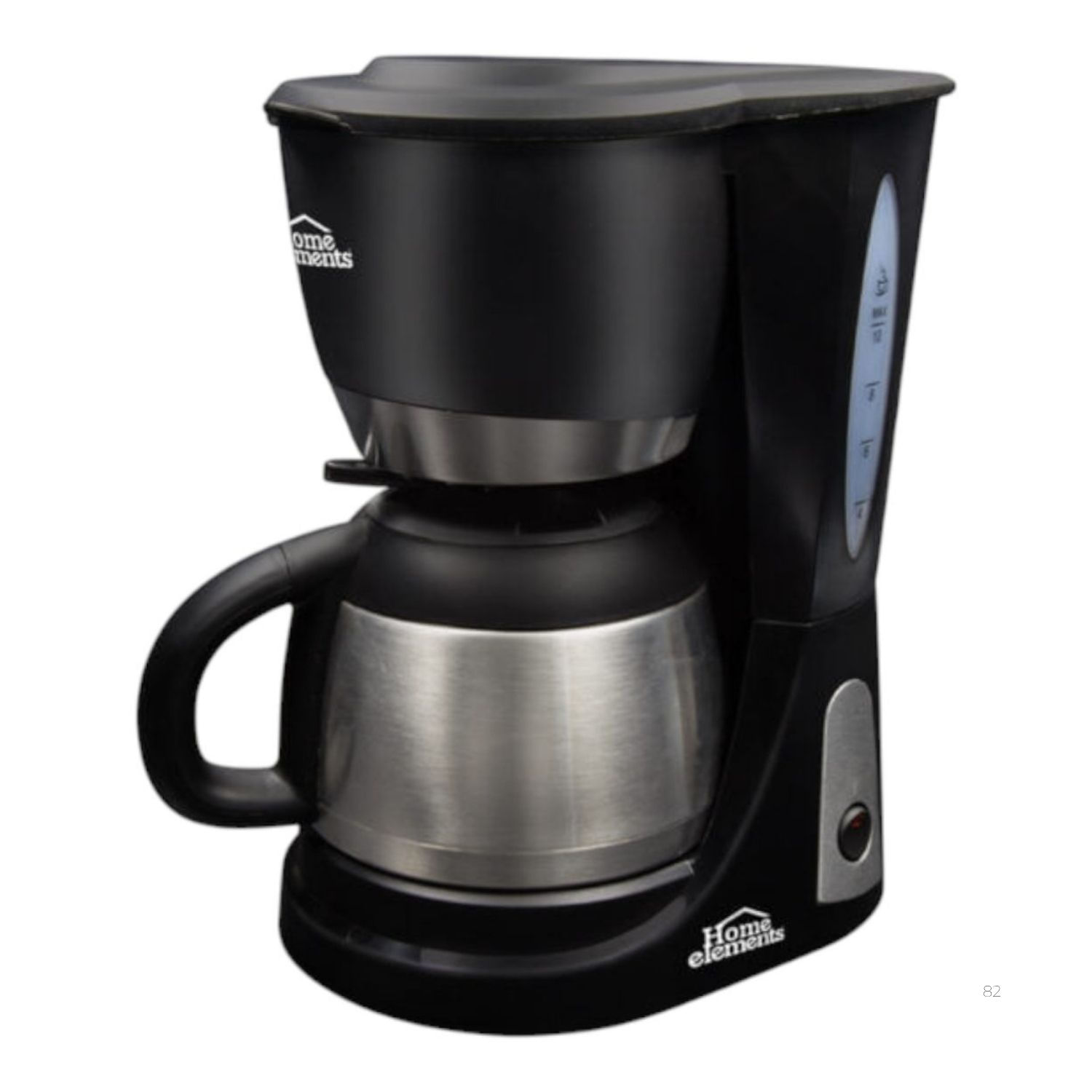 Cafetera Eléctrica HOME ELEMENTS HECM-7031S 10TZ 800W Negro