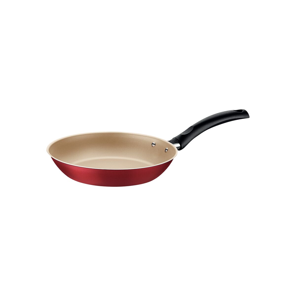 Sartén Tramontina Turim en aluminio con revestimiento antiadherente Starflon Max roja 16 cm y 0,4 L