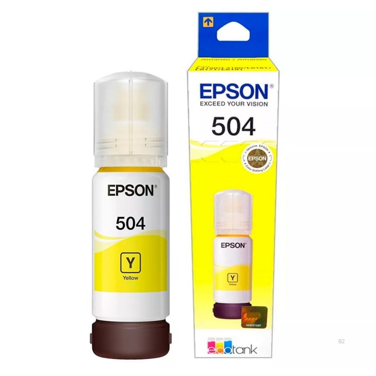 Botella De Tinta Epson 504 70ML Amarilla