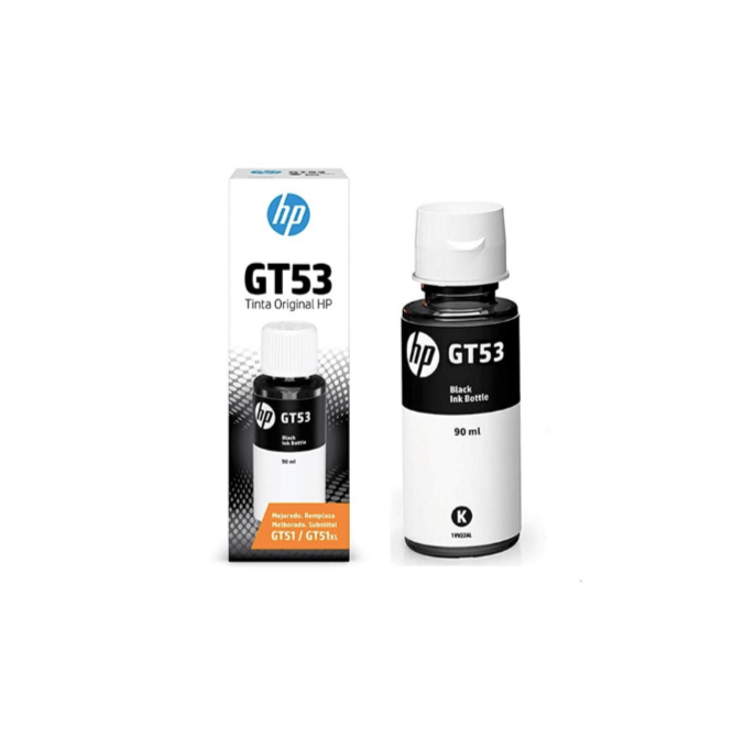 Cartucho HP botella GT53 DeskJet y Smart Tank 90 ml -Negro