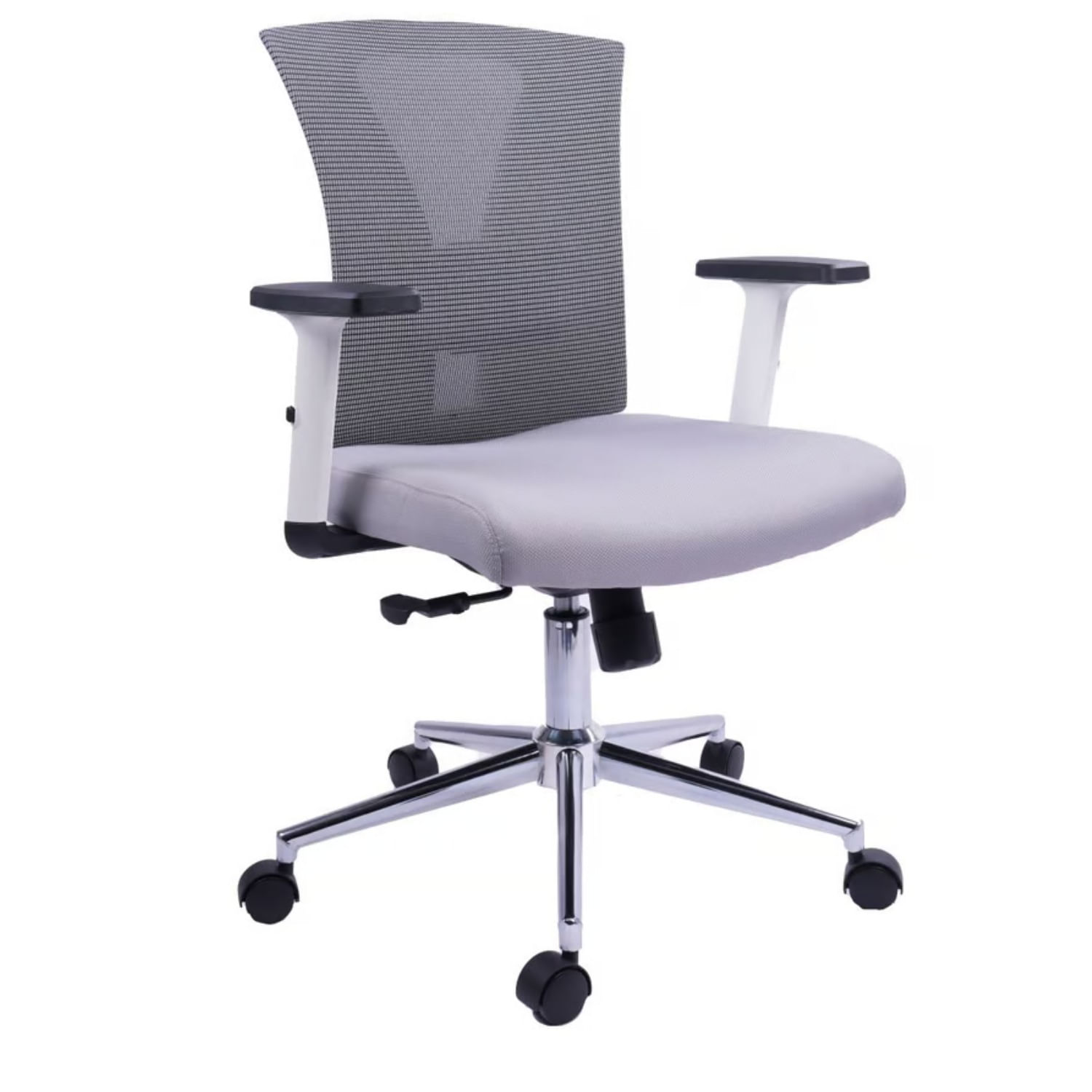 Silla De Oficina Turmanila Gerente Gris Blanca