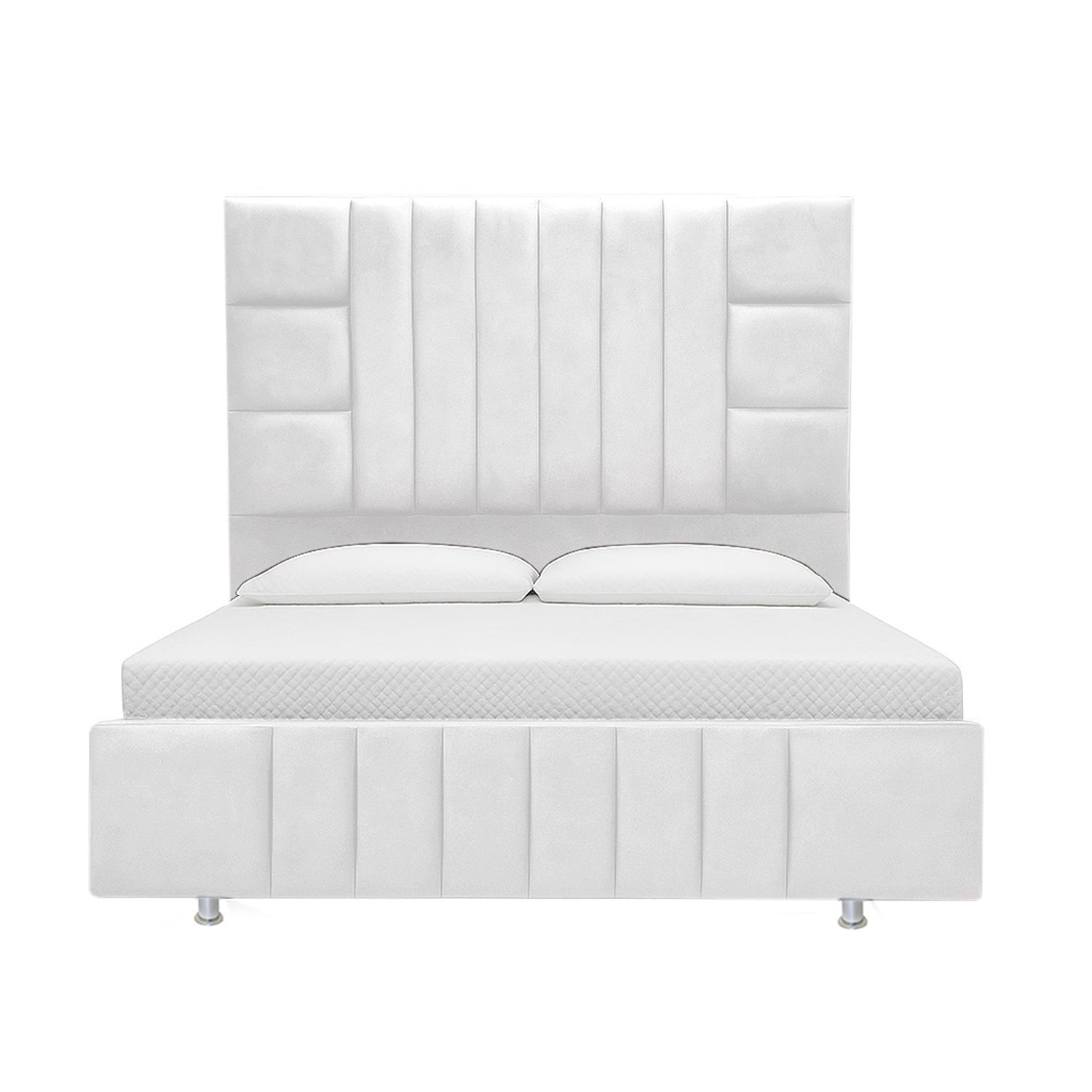 Cama Doble Fiora Blanco