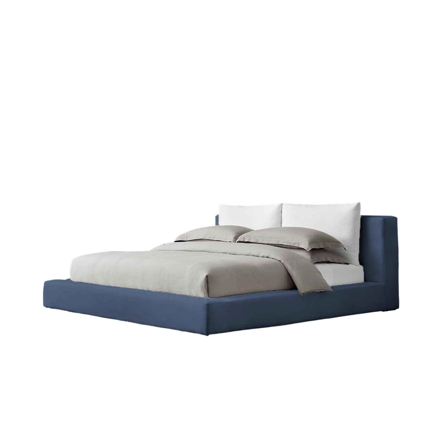 Cama Queen Astoria Azul